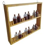 Bahat Ahşap Ağaç Tezgah Üstü Askılı Baharatlık Terek Mutfak Organizer