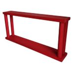 Bahat Ahşap Kırmızı Çam Ağacı Baharatlık Stand Mutfak Organizer Duvara Askılı