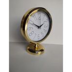 Bahat Altın Gold Renkli Metal Ofis Salon 25x20 cm B1 Masa Saati