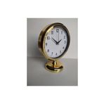 Bahat Altın Gold Renkli Metal Ofis Salon 25x20 cm B3 Masa Saati