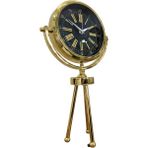 Bahat Gold Metal Ofis Salon Otel Masa Saati 26*45 cm H2