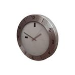Bahat Metal Çerçeveli Salon Ofis Duvar Saati Çap 36 cm