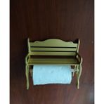 Bahat Varaklı Ahşap Kağıt Havluluk Peçetelik Mutfak Banyo Düzenleyici - Altın