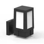 Bahçe Armatürü Aplik, Çınar-3, 60W, Siyah, Pvc, 15X17x9 Cm, Horoz