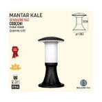 Bahçe Armatürü, Mantar Kale, E27, Siyah, Zita 241 - ZİTA