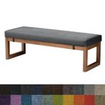 Bahçe bank minderi, 2 germe kemerli, rahat ve yıkanabilir, salıncak, veranda, yemek masası, kaymaz, iç mekan bankı yastığı (açık yeşil, 60 x 30 x 5 cm)