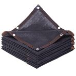 Bahçe Gölgeliği Ağı, Bitkiler için %80 UV Dayanıklı Güneş Şemsiyesi, Siyah Sera Gölgeliği, 10 x 12 m (32,8 x 39,4 ft) Çiçek tarhları ve dış mekan kullanımı için mükemmel