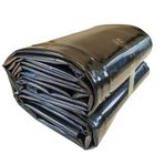 Bahçe Havuzları ve Yüzme Havuzları için Ağır Hizmet Yırtılmaya Dayanıklı Gölet Astarı Çeşmeler ve Su Bahçeleri için Gölet Astarı Peyzaj Göleti Astarı 16ft x 17ft 20 Mil Kalınlık