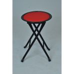 Bahçe Kamp Katlanır Tabure - 30 x 45 cm - Kırmızı