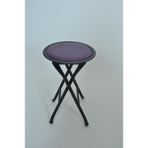 Bahçe Kamp Katlanır Tabure - 30 x 45 cm - Mor
