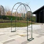 Bahçe Kemeri Kafes Sebzeler Kabak ve Çiçekler için Zarif Yeşil Metal Bahçe Kemeri Kafes Bahçe Veranda Sera veya Gelin Partisi Dekoru için Mükemmel 260x230x... Boyut