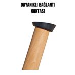 BAHÇE KOOPERATİF 4'LÜ Konik Lüks Ahşap Ayak Masa Ayağı Sehpa Ayağı Açılı Parat ve Vidalar Hediye 43 cm