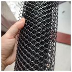 Bahçe Kuş Ağları Rulo Altıgen Siyah Plastik Çit Bitkiler için Sonbahar Karşıtı Balkon ve Merdiven Güvenliği Kediler/Köpekler için Kanatlı Koruma Ağı Dış Mekan Bahçe Temel