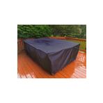 Bahçe Mobilya Koruma Örtüsü 300x145x75 cm – Su Geçirmez PVC, Dayanıklı Dikişli, Bağlantı Elemanlı Örtü