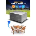 Bahçe Mobilya Koruma Örtüsü Branda 200x150x75 Cm Su Geçirmez