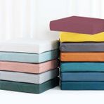 Bahçe Sandalyeleri için Kalın Su Geçirmez Kare Yastık, Dış Mekan/İç Mekan Kullanımı 30 x 30 x 8 cm Ev, Bahçe, Ofis için İdeal Şık Siyah Koltuk Pedi
