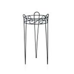 Bahçem Metal Ferforje Saksılık Çiçeklik Dekoratif Saksı Standı 1 Adet 26X26X37CM