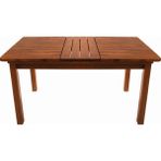 Bahçeme Ahşap Bahçe Balkon Mutfak Masası -Kaş 4 Ayak 80X120 - 80 x 120 cm - Kahverengi