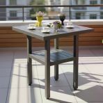 Bahçeme Çamlıca Alüminyum Bahçe Balkon Masası 60X60 - İstenilen Ölçülerde Üretim