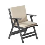 Bahçeme Sandalye Minderi London Düz Model - Oturum: 49X46x5 Sırt: 49X46x5 Kapuçino