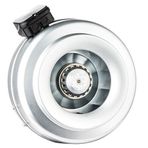Bahçıvan 10 cm çapında BDTX 100 2610 D/D 230 Watt Monofaze Yuvarlak Kanal Fanı Geriye Eğimli