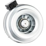 Bahçıvan 12.5 cm çapında BDTX 125 2325 D/D 230 Watt Monofaze Yuvarlak Kanal Fanı Geriye Eğimli