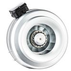 Bahçıvan 15 cm çapında BDTX 150 2450 D/D 230 Watt Monofaze Yuvarlak Kanal Fanı Geriye Eğimli