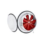 Bahçıvan 25 cm çapında BK 250 1450 D/D 220/230 volt Monofaze Aksiyel Kapaklı Aspiratör