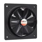 Bahçıvan 33x33 cm BSMS 250-2K 2900 D/D 230 Watt Monofaze Kare Sanayi Aspiratörü