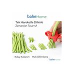 bahe home Parmağa Geçirilen Fasulye Dilimleyici Pratik Sebze Doğrayıcı Kolay Kullanım 1ADET