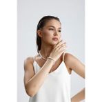 Bahreyn İnci Kolye Bileklik İkili Set (Rose)