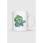 Bahriyeli Collection Bulbasaur Wikia Baskılı Kupa Bardak - Beyaz