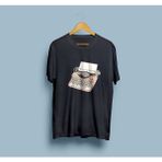 Bahriyeli Collection Oversize Daktilo Tasarım Unisex T-Shirt - Siyah