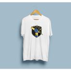Bahriyeli Collection Oversize E-Sport Logo Tasarım Unisex T-Shirt - Beyaz