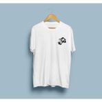Bahriyeli Collection Oversize Gaz Maskesi / Nükleer Maske Tasarım Unisex T-Shirt - XL - Beyaz