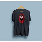 Bahriyeli Collection Oversize Kırmızı Aslan Gs Tasarım T-Shirt - XL - Siyah