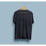 Bahriyeli Collection Oversize Love Yazı Baskısı Unisex T-Shirt - Siyah