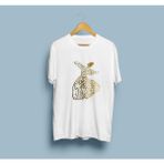 Bahriyeli Collection Oversize Mevlana-Mesnevi T-Shirt - Beyaz