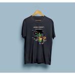 Bahriyeli Collection Oversize Minecraft Tasarımlı T-Shirt - XL - Siyah