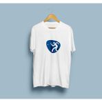 Bahriyeli Collection Oversize Olimpiyat Oyunları Masa Tenisi Logolu Unisex T-Shirt - Beyaz