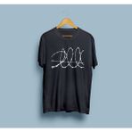Bahriyeli Collection Oversize Örgü Teller Tasarım Unisex T-Shirt - XL - Siyah
