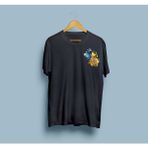 Bahriyeli Collection Oversize Saksafon Tasarım Unisex T-Shirt - Siyah