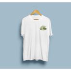 Bahriyeli Collection Oversize Tiger Tank Baskılı Unisex T-Shirt - M - Beyaz