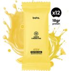 Bahs. Bahs Yüksek Protein Bar 60gr Limonlu Kek Aromalı 12 Adet Vegan Atıştırmalık Enerji Desteği
