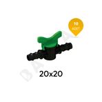 Bahyap Damlama Sulama Kurtağzı Mini Vana 20x20 - 10 Adet