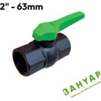 Bahyap Pvc Plastik Küresel Vana 63MM (2)