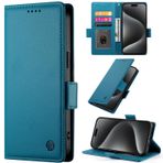 BaiFu OnePlus 1+Nord CE 2 Lite 5G için Kılıf Deri Cüzdan Destek Çubuğu Manyetik Kapatma Kart Yuvaları OnePlus 1+Nord CE 2 Lite 5G için Saklama Kapağı-Mavi