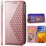 BaiFu Sony Xperia 10 III Lite için Manyetik Kılıf, Kart Tutucu Yuvalı Üç Boyutlu Kafes Kılıf Destek Çubuğu Sony Xperia 10 III Lite Kapak-12