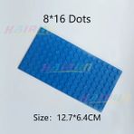 Baijiafu2 5pcs Diy Taban Ince Plaka 8X16 Noktalar Moc Yapı Taşları Küçük Parçacıklara Uygun Tuğlalar Yaratıcı Aydınlatma Çocuk Oyuncakları Renk: Mavi 5pcs/beden: 8X16 Nokta (Yurt Dışından)