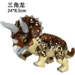 Baijiafu2 Juric Worlds Big Dinozurlar Figürler Tuğlalar Yapı Taşları Velociraptor T-Rex Triceratops Indominus Rex Oyuncaklar Çocuklar Için: Dao (Yurt Dışından) - 1